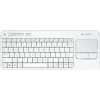 TASTATURA LOGITECH wireless, cu touchpad, white, &quot;K400 Plus&quot; &quot;920-007146&quot;  (include TV 0.75 lei)