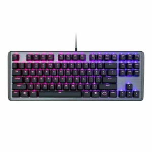 TASTATURA COOLER MASTER - gaming, &quot;CK530&quot;, cu fir, 87 taste, format TKL ,mecanica, switch Gateron Brown, USB, negru, &quot;CK-530-GKGM1-US&quot; (include TV 0.75 lei)