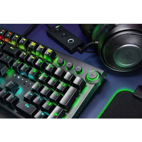 TASTATURA RAZER - gaming, &quot;Blackwidow Elite&quot;, cu fir, 107 taste, format standard , USB, negru, &quot;RZ03-02621800-R3M1&quot; (include TV 0.75 lei)