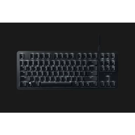 TASTATURA RAZER - gaming, &quot;BLACKWIDOW LITE Gaming Mercury&quot;, cu fir, 87 taste, format TKL , mecanica, switch RAZER orange, USB, negru, &quot;RZ03-02640700-R3M1&quot; (include TV 0.75 lei)