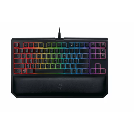 TASTATURA RAZER - gaming, &quot;Blackwidow Tournament Edition Chroma V2&quot;, cu fir, 87 taste, format TKL ,mecanica, switch RAZER Green, USB, negru, &quot;RZ03-02190100-R3M1&quot; (include TV 0.75 lei)