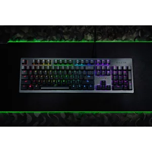 TASTATURA RAZER - gaming, &quot;Huntsman&quot;, cu fir, 107 taste, format standard , mecanica, switch RAZER Opto-Mechanical, USB, negru, &quot;RZ03-02520100-R3M1&quot; (include TV 0.75 lei)