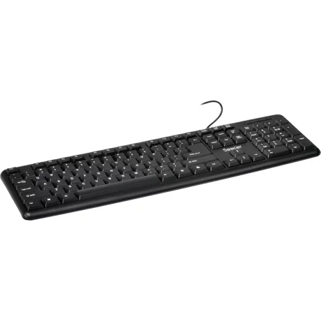 TASTATURA SPACER USB, 104 taste, anti-spill, black, &quot;SPKB-S62&quot;/45505855   (include TV 0.75 lei)