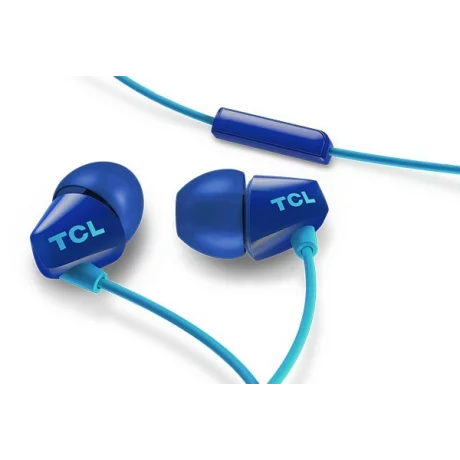 CASTI TCL, &quot;SOCL100BL&quot;, cu fir, intraauriculare, pt smartphone, microfon pe fir, conectare prin Jack 3.5 mm, albastru, &quot;SOCL100BL-EU&quot;, (include TV 0.15 lei)