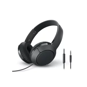 TCL On-Ear Wired Headset, Strong BASS, flat fold, Frequency of response: 10-22K, Sensitivity: 102 dB, Driver Size: 32mm, Impedence: 32 Ohm, Acoustic system: closed, Max power input: 30mW, Connectivity type: 3.5mm jack, Color Shadow Black