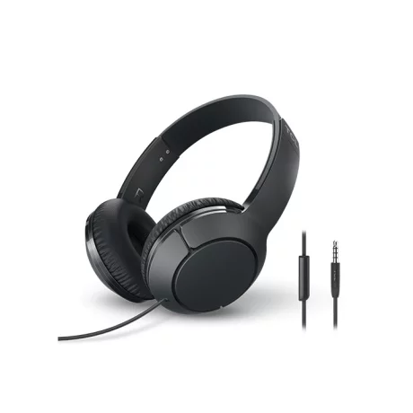 TCL On-Ear Wired Headset, Strong BASS, flat fold, Frequency of response: 10-22K, Sensitivity: 102 dB, Driver Size: 32mm, Impedence: 32 Ohm, Acoustic system: closed, Max power input: 30mW, Connectivity type: 3.5mm jack, Color Shadow Black