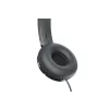 TCL On-Ear Wired Headset, Strong BASS, flat fold, Frequency of response: 10-22K, Sensitivity: 102 dB, Driver Size: 32mm, Impedence: 32 Ohm, Acoustic system: closed, Max power input: 30mW, Connectivity type: 3.5mm jack, Color Shadow Black