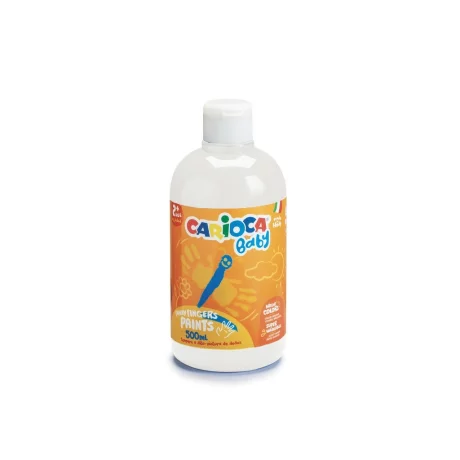 Acuarele Carioca Tempera Finger Baby 2+, 500ml Alb