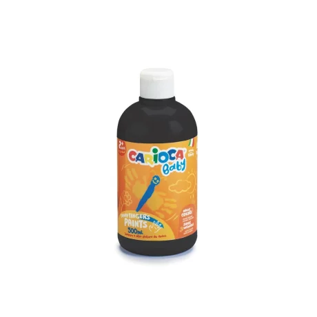 Tempera Carica Finger Baby 2+, 500ml Negru