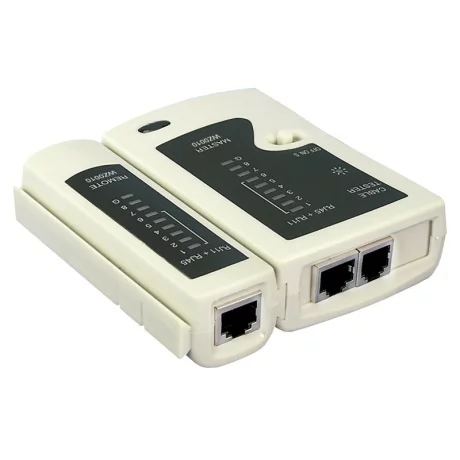 TESTER CABLU RETEA LOGILINK, pt. cablu UTP, FTP, conector RJ45, RJ11, RJ12, &quot;WZ0010&quot;