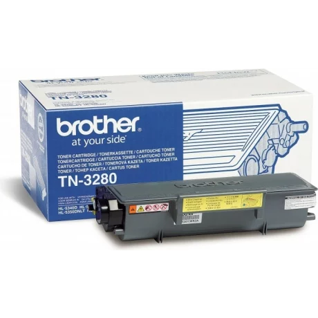 Toner Original Brother Black, TN3280, pentru MFC-8370|8380|8880|DCP-8070|8085|HL-5340|5350|5380, 8K, incl.TV 0 RON, &quot;TN3280&quot;