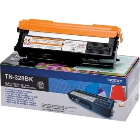 Toner Original Brother Black, TN328BK, pentru HL-4570|MFC-9970|9270, 6K, incl.TV 0 RON, &quot;TN328BK&quot;
