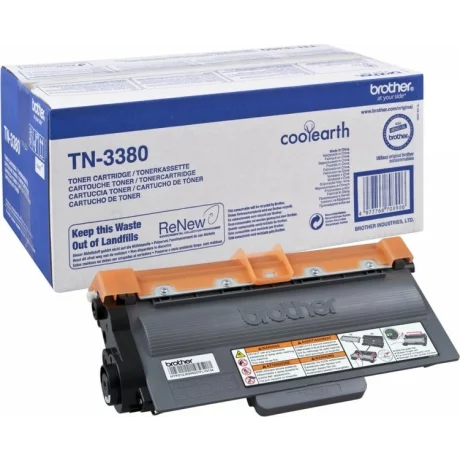Toner Original Brother Black, TN3380, pentru MFC-8950|8510|8520|DCP-8250|8110|HL-6180|5440|5470, 8K, incl.TV 0 RON, &quot;TN3380&quot;