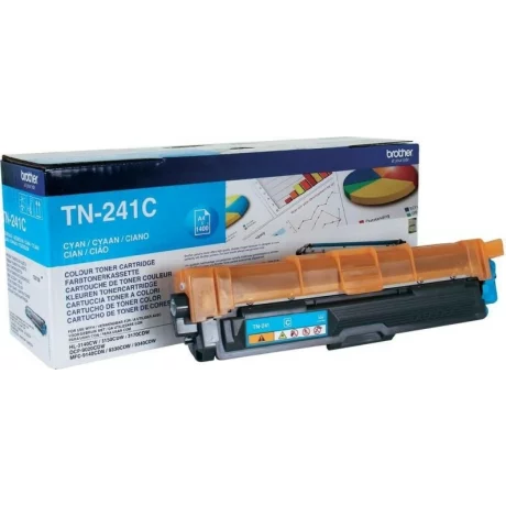 Toner Original Brother Cyan, TN241C, pentru HL-3140|3170|DCP-9010|9120|9320, 1.4K, incl.TV 0 RON, &quot;TN241C&quot;