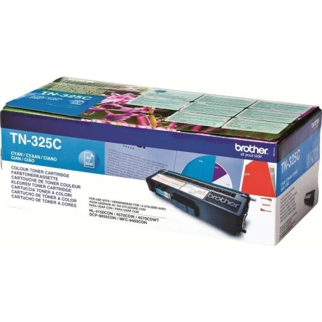 Toner Original Brother Cyan, TN325C, pentru MFC-9970|9460|DCP-9270|9055|HL-4140|4150|4570, 3.5K, incl.TV 0 RON, &quot;TN325C&quot;