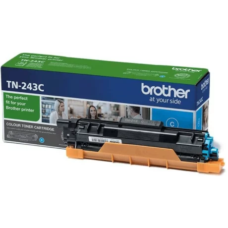 Toner Original Brother Cyan,TN243C, pentru HL-L3210|L3270|DCP-L3510|L3550|MFC-L3730|L3770, 1K, incl.TV 0.8 RON, &quot;TN243C&quot;
