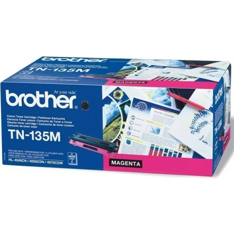 Toner Original Brother Magenta, TN135M, pentru MFC-9440|9450|9840|9040|HL-4070|4040|4050, 4K, incl.TV 0 RON, &quot;TN135M&quot;