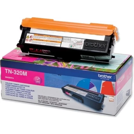 Toner Original Brother Magenta, TN320M, pentru MFC-9970|9460|DCP-9270|9055|HL-4140|4150|4570, 1.5K, incl.TV 0 RON, &quot;TN320M&quot;