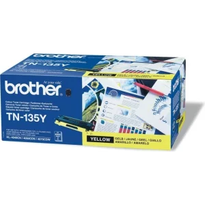 Toner Original Brother Yellow, TN135Y, pentru MFC-9440|9450|9840|9040|HL-4070|4040|4050, 4K, incl.TV 0 RON, &quot;TN135Y&quot;