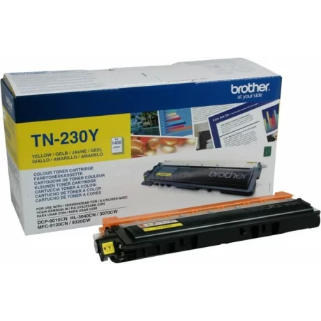Toner Original Brother Yellow, TN230Y, pentru MFC-9120|9320|DCP-9010|HL-3040|3070, 1.4K, incl.TV 0 RON, &quot;TN230Y&quot;