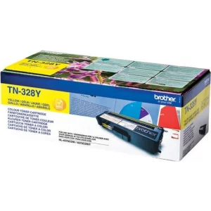 Toner Original Brother Yellow, TN328Y, pentru HL-4570|MFC-9970|9270, 6K, incl.TV 0 RON, &quot;TN328Y&quot;