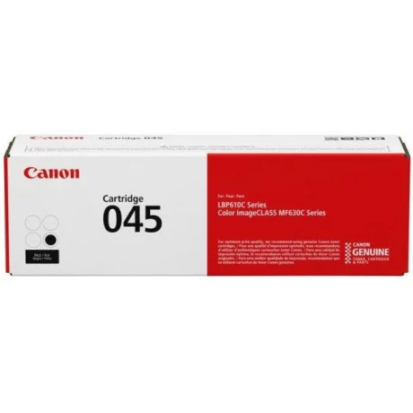 Toner Original Canon Black, CRG-045BK, pentru LBP 611CN|LBP 613CDW|MF631CN|MF633CDW|MF635CX, 1.4K, incl.TV 0.8 RON, &quot;CR1242C002AA&quot;