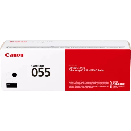 Toner Original Canon Black, CRG-055BK, pentru MF746|744|LBP664|663, 2.3K, incl.TV 0.8 RON, &quot;3016C002AA&quot;