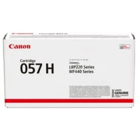 Toner Original Canon Black, CRG-057H, pentru I-Sensys LBP 223|226|228|MF443|445|446|449, 10K, incl.TV 0.8 RON, &quot;3010C002AA&quot;