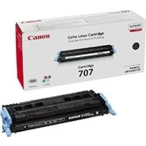 Toner Original Canon Black, CRG-707B, pentru LBP 5000|LBP 5100, 2.5K, incl.TV 0.8 RON, &quot;CR9424A004AA&quot;