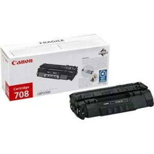 Toner Original Canon Black, CRG-708, pentru LBP 3300|LBP 3360, 2.5K, incl.TV 0.8 RON, &quot;CR0266B002AA&quot;