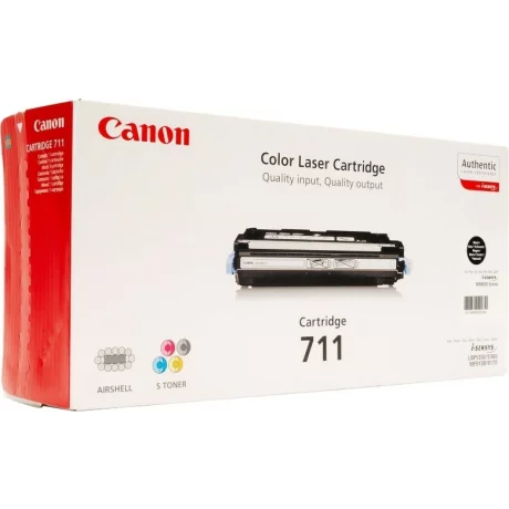 Toner Original Canon Black, CRG-711B, pentru LBP 5300|LBP 5360|MF 8450|MF 9130|MF 9170|MF 9220CDN|MF 9280CDN, 12K, incl.TV 0.8 RON, &quot;CR1660B002AA&quot;