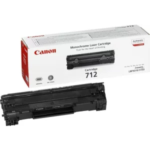 Toner Original Canon Black, CRG-712, pentru LBP 3010|LBP 3100, 6K, incl.TV 0.8 RON, &quot;CR1870B002AA&quot;