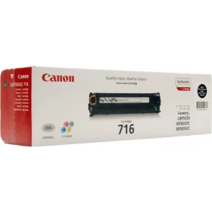 Toner Original Canon Black, CRG-716B, pentru LBP 5050|LBP 5050N|MF 8030CN|MF 8040CN|MF 8050CN|MF 8080CW, 2.3K, incl.TV 0.8 RON, &quot;CR1980B002AA&quot;