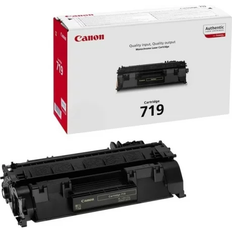 Toner Original Canon Black, CRG-719, pentru LBP 253X|6300|6310|6650|6670|6680|251|252|MF-5840|5880|5940|5980|6140|6180|411|416|418|419, 2.1K, incl.TV 0.8 RON, &quot;CR3479B002AA&quot;