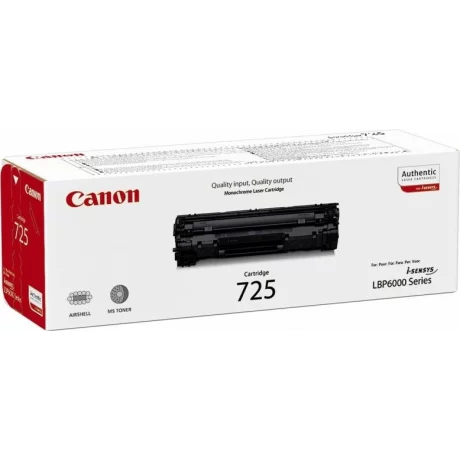 Cartus Toner Original Canon Black, CRG-725, CR3484B002AA