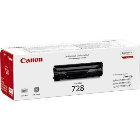 Toner Original Canon Black, CRG-728, pentru I-Sensys L150|I-Sensys L170|I-Sensys L410|MF-4410|MF-4430|MF-4450|MF-4550D|MF-4570DN|MF-4580DN|MF-4730|MF-4750|MF-4780W|MF-4870DN|MF-4890DW, 2.1K, incl.TV 0.8 RON, &quot;CH3500B002AA&quot;