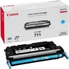 Toner Original Canon Cyan, CRG-711C, pentru LBP 5300|LBP 5360|MF 9130|MF 9170|MF 9220CDN|MF 9280CDN, 6K, incl.TV 0.8 RON, &quot;CR1659B002AA&quot;