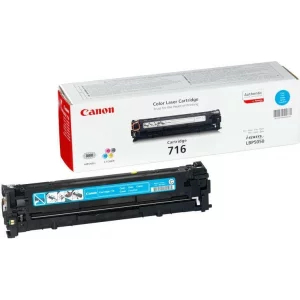 Toner Original Canon Cyan, CRG-716C, pentru LBP 5050|LBP 5050N|MF 8030CN|MF 8040CN|MF 8050CN|MF 8080CW, 1.5K, incl.TV 0.8 RON, &quot;CR1979B002AA&quot;