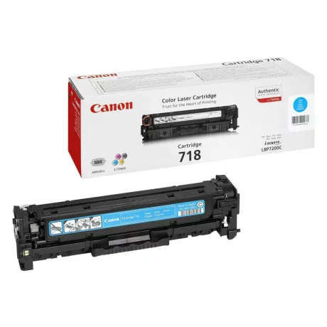 Toner Original Canon Cyan, CRG-718C, pentru LBP 7200CDN|LBP 7210CDN|LBP 7660CDN|LBP 7680CX|MF 8330CDN|MF 8340CDN|MF 8350CDN|MF 8360CDN|MF 8380CDW|MF 8540CDN|MF 8550CDN|MF 8580CDW|MF724CDW|MF728CDW|MF729CX, 2.9K, incl.TV 0.8 RON, &quot;CR2661B002AA&quot;