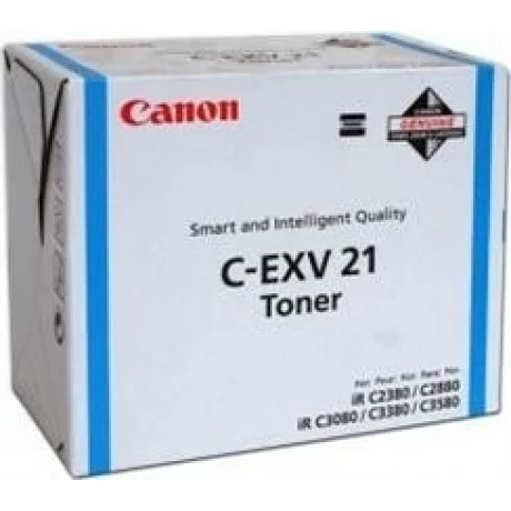 Toner Original Canon Cyan, EXV21, pentru IR C1021I|IR C1028I|IR C1028IF, 14K, incl.TV 0 RON, &quot;CF0453B002AA&quot;