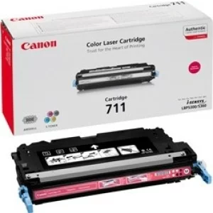 Toner Original Canon Magenta, CRG-711M, pentru LBP 5300|LBP 5360|MF 9130|MF 9170|MF 9220CDN|MF 9280CDN, 6K, incl.TV 0.8 RON, &quot;CR1658B002AA&quot;