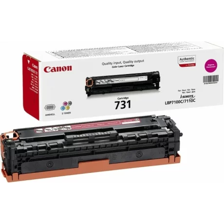 Toner Original Canon Magenta, CRG-731M, pentru LBP 7100CN|LBP 7110CW|MF 8230CN|MF 8280CW|MF623CN|MF628CW, 1.5K, incl.TV 0.8 RON, &quot;CR6270B002AA&quot;