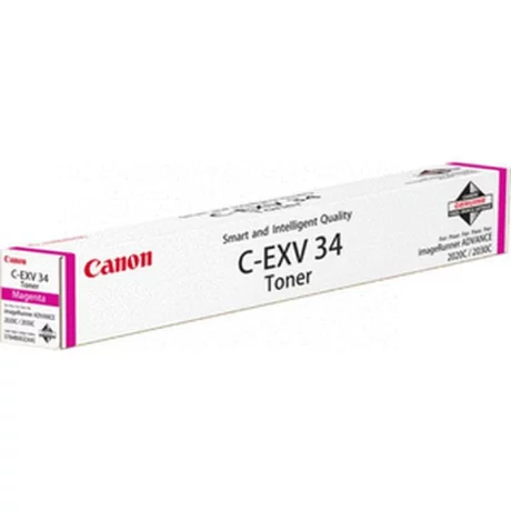 Toner Original Canon Magenta, EXV34, pentru IR Advance C2020I|IR Advance C2020L|IR Advance C2025I|IR Advance C2025L|IR Advance C2030I|IR Advance C2030L|IR Advance C2220L|IR C2220I|IR C2225I|IR C2230I, 19K, incl.TV 0 RON, &quot;CF3784B002AA&quot;