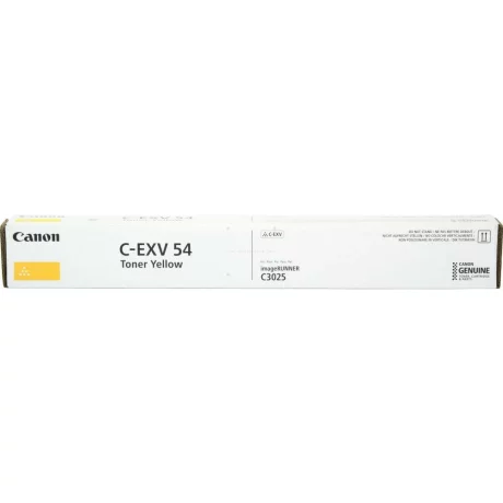 Toner Original Canon Yellow, EXV54Y, pentru IR C3025|IR C3025I, 8.5K, incl.TV 0 RON, &quot;CF1397C002AA&quot;