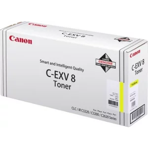 Toner Original Canon Yellow, EXV8Y, pentru CLC 2620|CLC 3200|CLC 3220|IR C2620|IR C2620N|IR C3200|IR C3200N|IR C3220|IR C3220N, 25K, incl.TV 0 RON, &quot;CF7626A002AA&quot;
