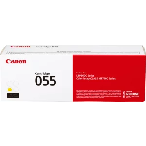 Toner Original Canon Yellow,CRG-055Y, pentru  I-Sensys LBP-663|LBP-664|MF-742|MF-744|MF-746, 2.1K, incl.TV 0.8 RON, &quot;3013C002AA&quot;