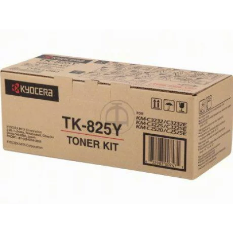 Toner Original Kyocera Yellow, TK-825Y, pentru KM-C2520|3225|3232, 5K, incl.TV 0.8 RON, &quot;TK-825Y&quot;
