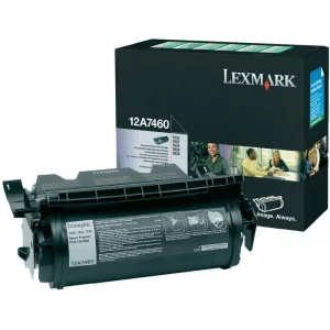 Toner Original Lexmark Black, 12A7460, pentru Optra T630|Optra T632|Optra T634|Optra X632|X630, 5K, incl.TV 0.8 RON, &quot;12A7460&quot;
