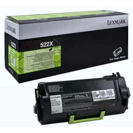 Toner Original Lexmark Black, 52D2X0E, pentru MS811|MS812, 45K, incl.TV 0.8 RON, &quot;52D2X0E&quot;