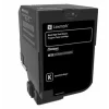 Toner Original Lexmark Black, 74C2HK0, pentru CS720|CS725|CX725, 20K, incl.TV 0.8 RON, &quot;74C2HK0&quot;